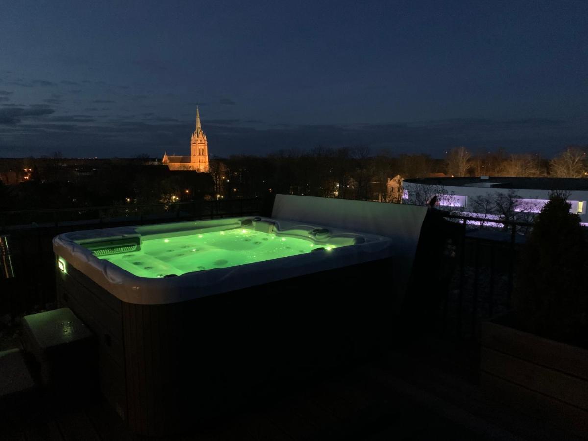 Sea View Penthouse Terrace Palanga Old Town Apartment Exterior foto