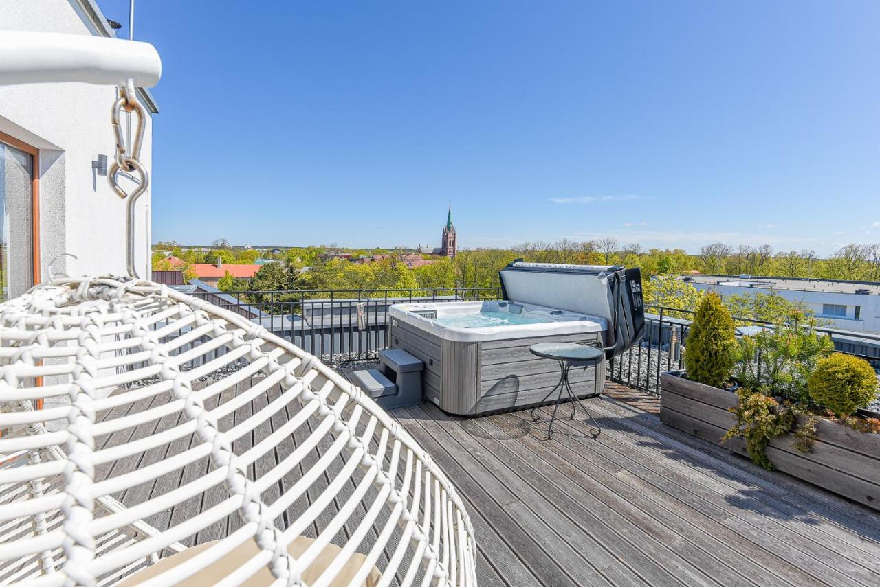 Sea View Penthouse Terrace Palanga Old Town Apartment Exterior foto