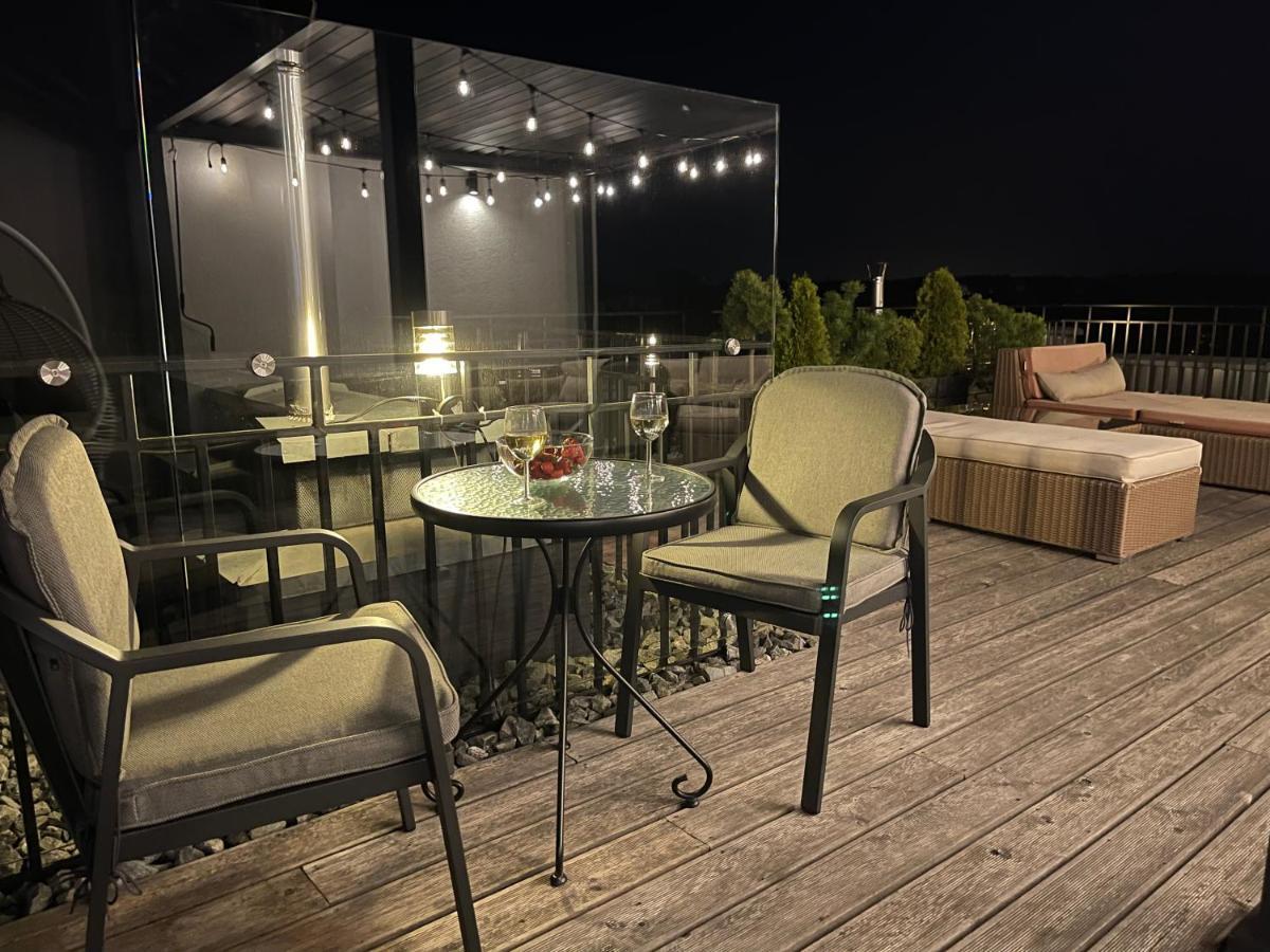Sea View Penthouse Terrace Palanga Old Town Apartment Exterior foto