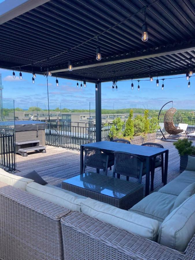 Sea View Penthouse Terrace Palanga Old Town Apartment Exterior foto