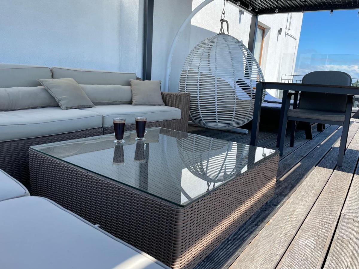 Sea View Penthouse Terrace Palanga Old Town Apartment Exterior foto