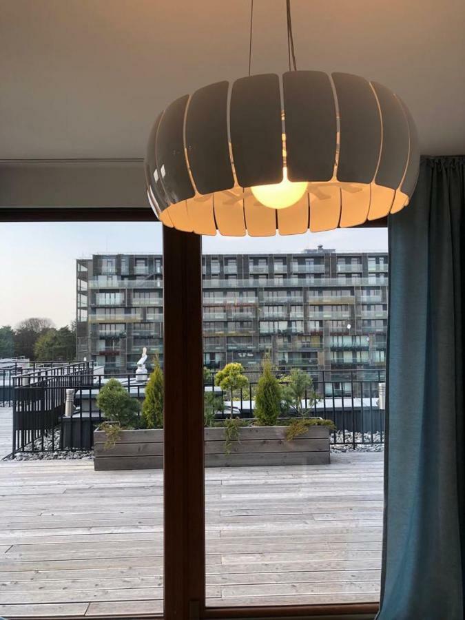 Sea View Penthouse Terrace Palanga Old Town Apartment Exterior foto