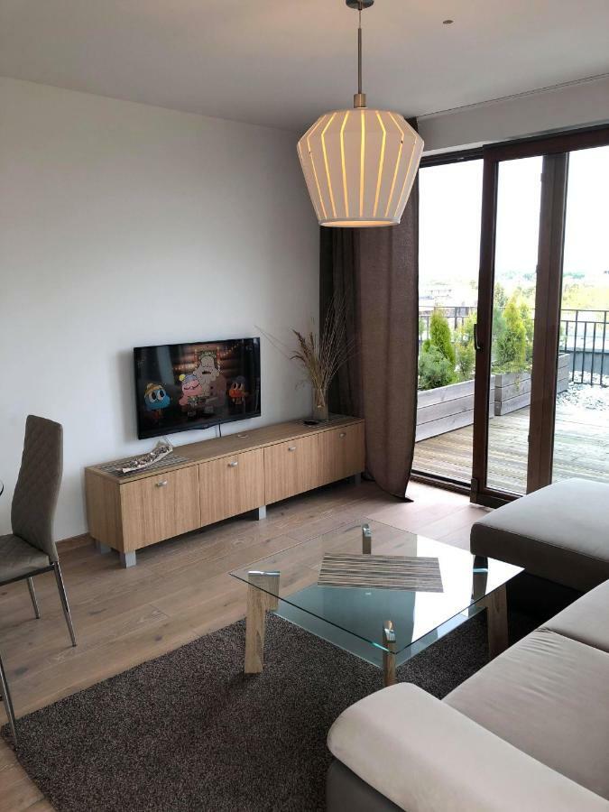 Sea View Penthouse Terrace Palanga Old Town Apartment Exterior foto