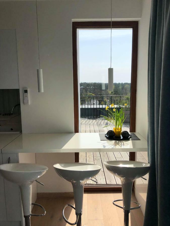 Sea View Penthouse Terrace Palanga Old Town Apartment Exterior foto