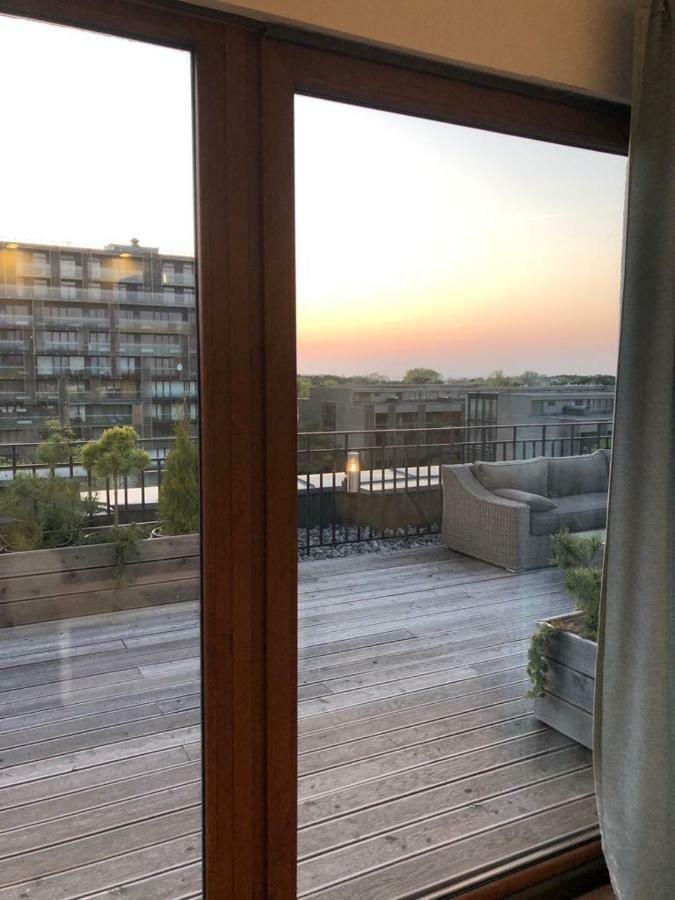 Sea View Penthouse Terrace Palanga Old Town Apartment Exterior foto