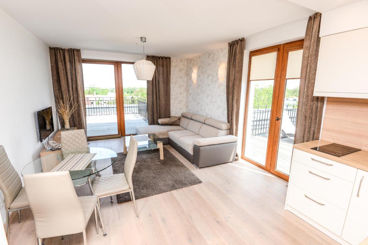 Sea View Penthouse Terrace Palanga Old Town Apartment Exterior foto