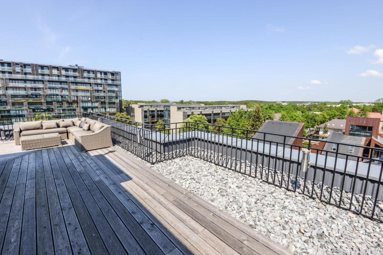 Sea View Penthouse Terrace Palanga Old Town Apartment Exterior foto